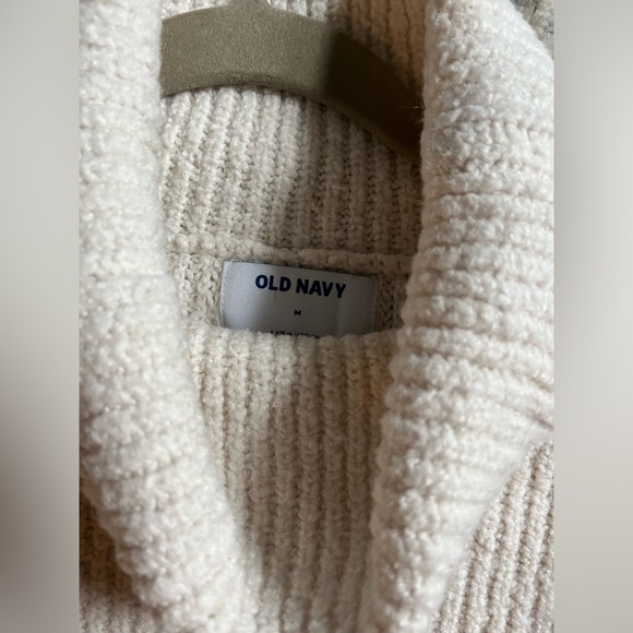 Old Navy Cream Cowl Neck Sweater - Medium - Picture 2 of 3
